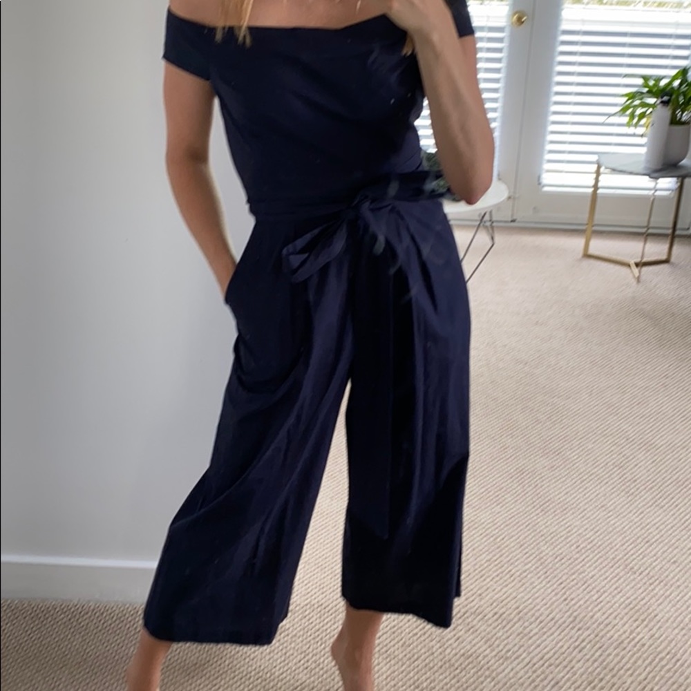Chelsea28 off the shoulder jumpsuit